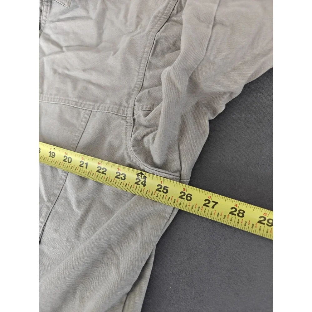 Columbia Mens Large Full Zip Jacket Beige Outdoor Hiking Lightweight Coat L